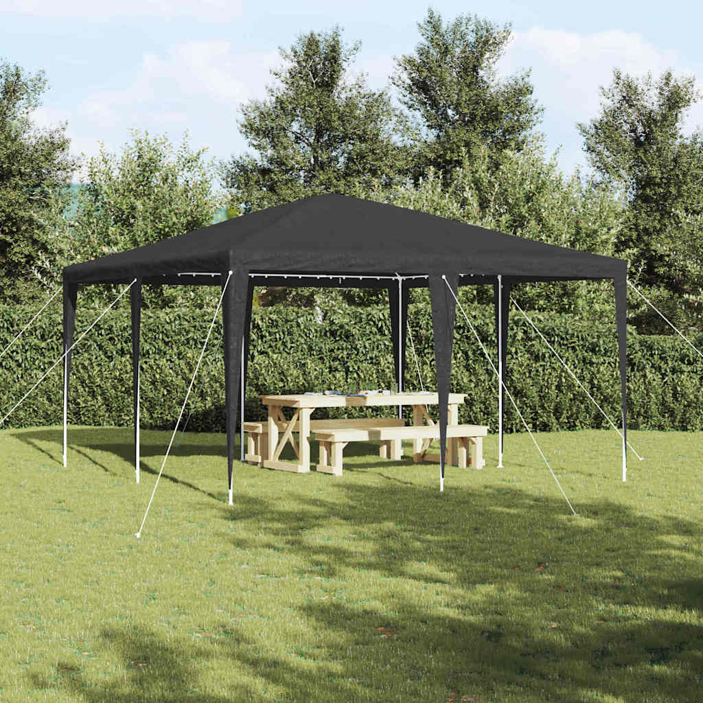 vidaXL Party Tent White 400 x 400 x 266 cm Polyethylene and Steel