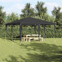 vidaXL Party Tent White 400 x 400 x 266 cm Polyethylene and Steel
