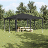 vidaXL Party Tent White 400 x 400 x 266 cm Polyethylene and Steel