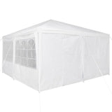 vidaXL Party Tent White 400 x 400 x 266 cm Polyethylene