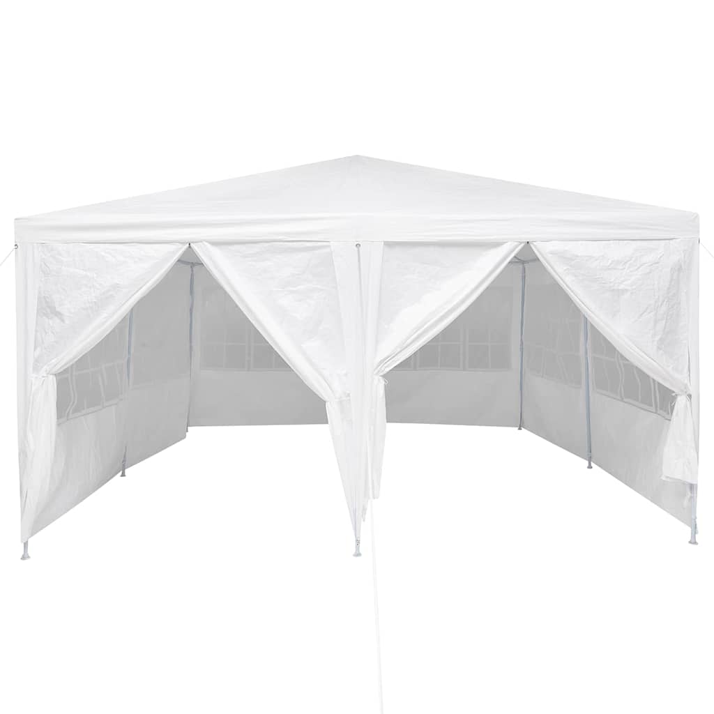 vidaXL Party Tent White 400 x 400 x 266 cm Polyethylene