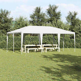vidaXL Party Tent White 400 x 400 x 266 cm Polyethylene and Steel