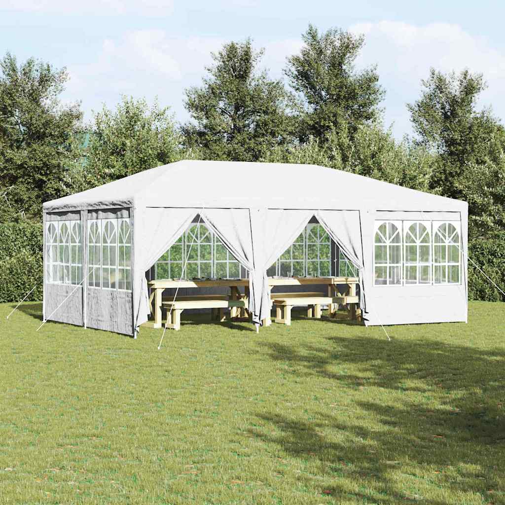 vidaXL Party Tent White 400 x 400 x 266 cm Polyethylene