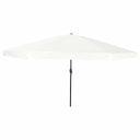 vidaXL Garden Parasol Sand 395 x 395 x 245 cm Polyester and Steel