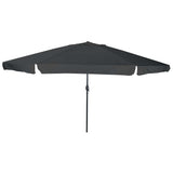 vidaXL Garden Parasol Sand 395 x 395 x 245 cm Polyester and Steel