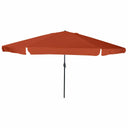 vidaXL Garden Parasol Sand 395 x 395 x 245 cm Polyester and Steel
