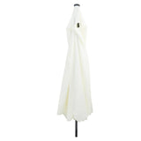 vidaXL Tuinparasol Zand en Antraciet 395 x 395 x 245 cm Polyester