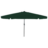 vidaXL Tuinparasol Zand en Antraciet 395 x 395 x 245 cm Polyester