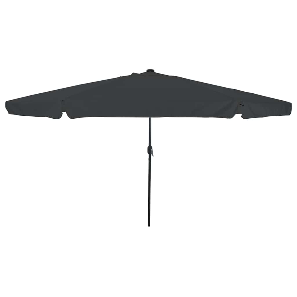 vidaXL Tuinparasol Zand en Antraciet 395 x 395 x 245 cm Polyester