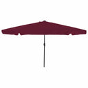 vidaXL Tuinparasol Zand en Antraciet 395 x 395 x 245 cm Polyester