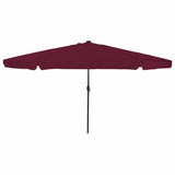 vidaXL Tuinparasol Zand en Antraciet 395 x 395 x 245 cm Polyester