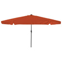 vidaXL Tuinparasol Zand en Antraciet 395 x 395 x 245 cm Polyester