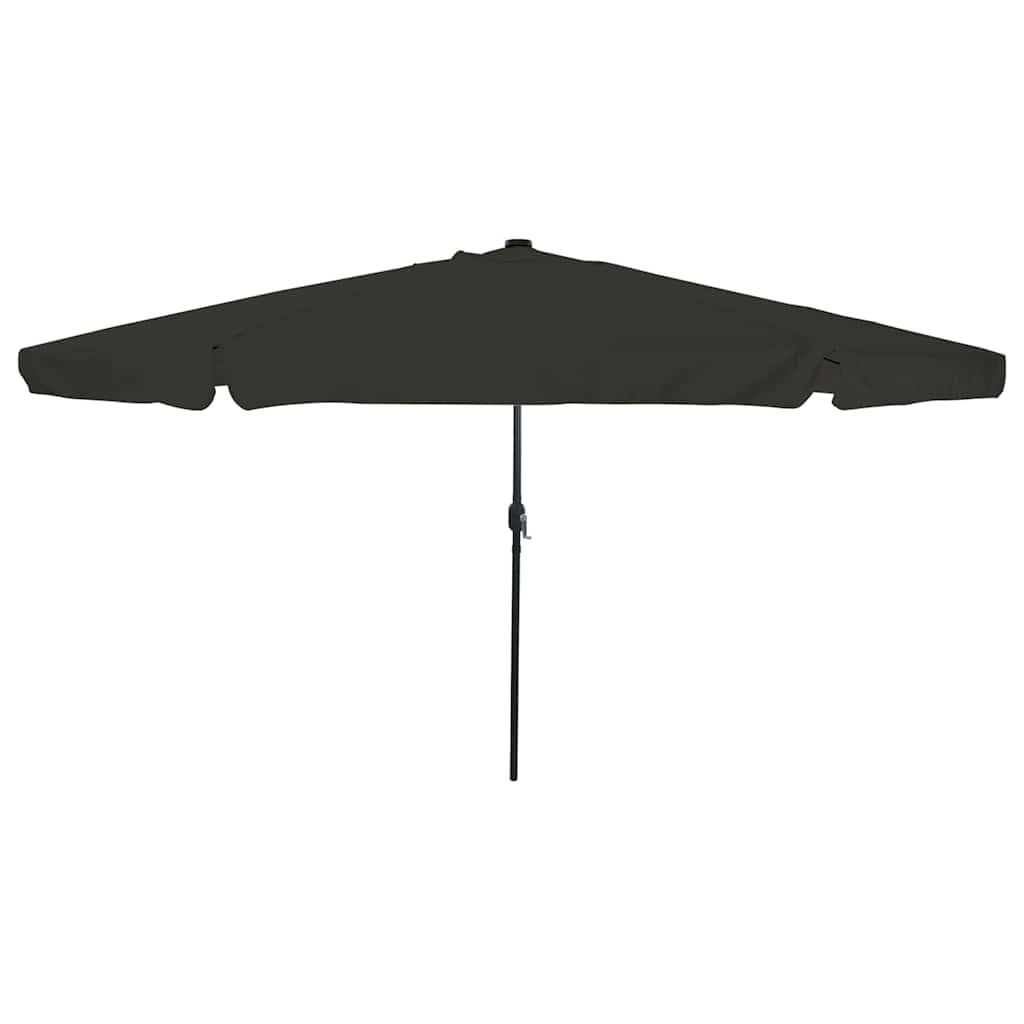 vidaXL Tuinparasol Zand en Antraciet 395 x 395 x 245 cm Polyester