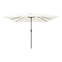 vidaXL Tuinparasol Zand 295 x 295 x 245 cm Polyester en Staal