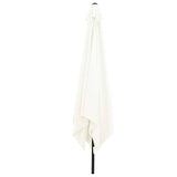 vidaXL Tuinparasol Zand 295 x 295 x 245 cm Polyester en Staal