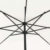vidaXL Tuinparasol Zand 295 x 295 x 245 cm Polyester en Staal