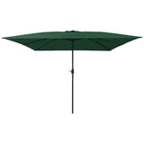 vidaXL Tuinparasol Zand 295 x 295 x 245 cm Polyester en Staal