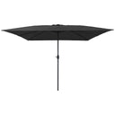 vidaXL Tuinparasol Zand 295 x 295 x 245 cm Polyester en Staal