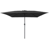 vidaXL Tuinparasol Zand 295 x 295 x 245 cm Polyester en Staal