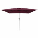 vidaXL Tuinparasol Zand 295 x 295 x 245 cm Polyester en Staal