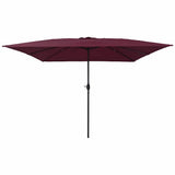 vidaXL Tuinparasol Zand 295 x 295 x 245 cm Polyester en Staal