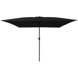 vidaXL Tuinparasol Zand 295 x 295 x 245 cm Polyester en Staal