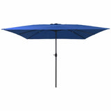 vidaXL Tuinparasol Zand 295 x 295 x 245 cm Polyester en Staal