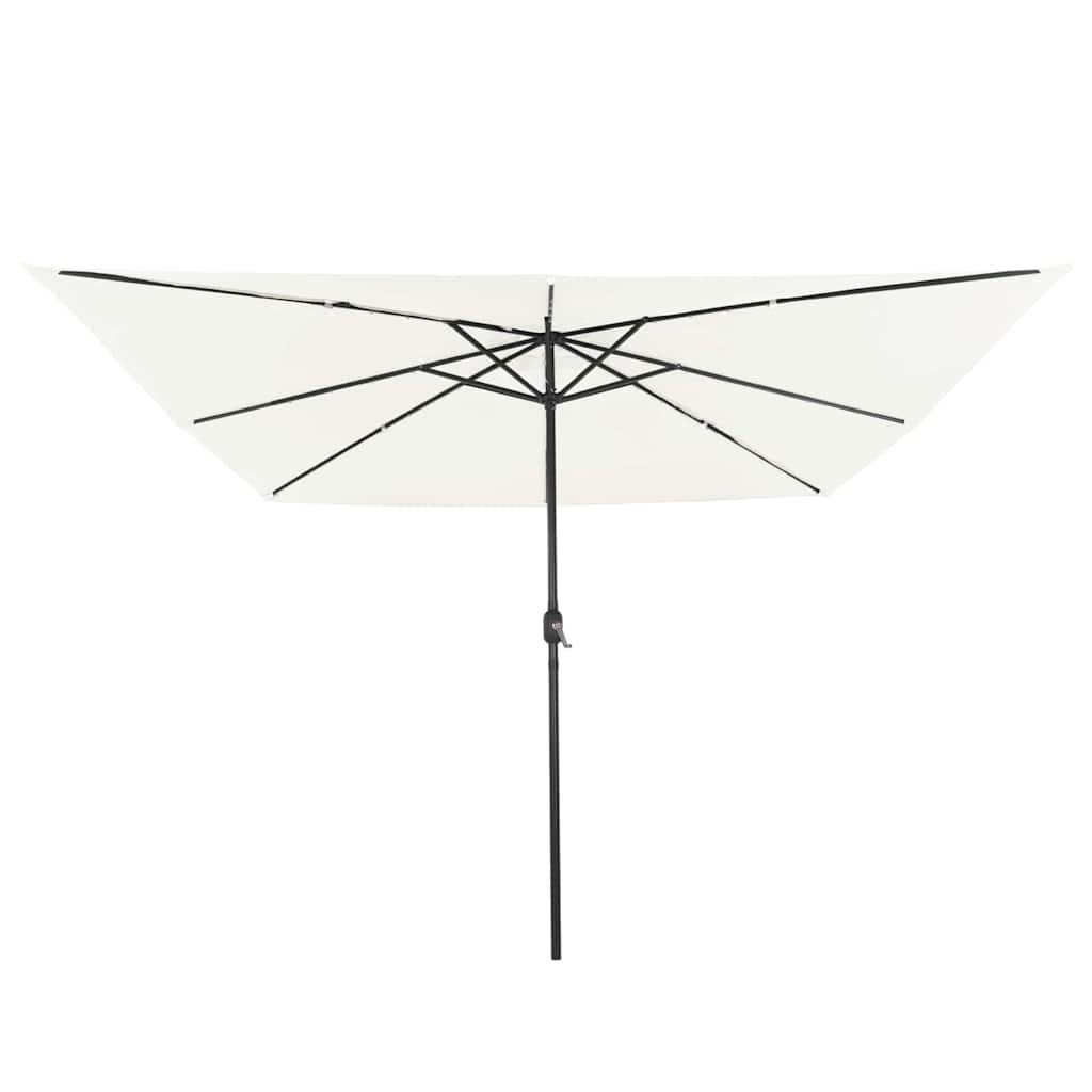 vidaXL Tuinparasol Zand 295 x 295 x 245 cm Polyester en Staal