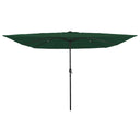 vidaXL Tuinparasol Zand 295 x 295 x 245 cm Polyester en Staal