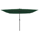 vidaXL Tuinparasol Zand 295 x 295 x 245 cm Polyester en Staal