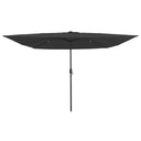 vidaXL Tuinparasol Zand 295 x 295 x 245 cm Polyester en Staal