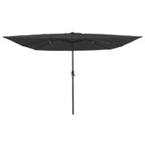 vidaXL Tuinparasol Zand 295 x 295 x 245 cm Polyester en Staal