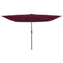 vidaXL Tuinparasol Zand 295 x 295 x 245 cm Polyester en Staal