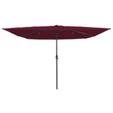 vidaXL Tuinparasol Zand 295 x 295 x 245 cm Polyester en Staal