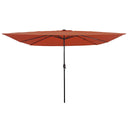 vidaXL Tuinparasol Zand 295 x 295 x 245 cm Polyester en Staal
