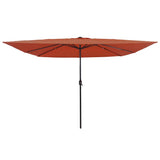 vidaXL Tuinparasol Zand 295 x 295 x 245 cm Polyester en Staal