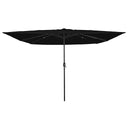 vidaXL Tuinparasol Zand 295 x 295 x 245 cm Polyester en Staal