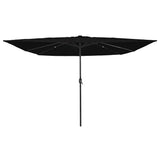 vidaXL Tuinparasol Zand 295 x 295 x 245 cm Polyester en Staal