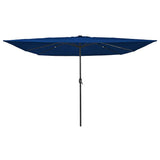 vidaXL Tuinparasol Zand 295 x 295 x 245 cm Polyester en Staal