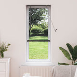 vidaXL Venetiaan Blind Verstelbaar Zilvergrijs 150 x 40 cm PVC
