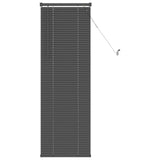 vidaXL Venetiaan Blind Verstelbaar Zilvergrijs 150 x 40 cm PVC