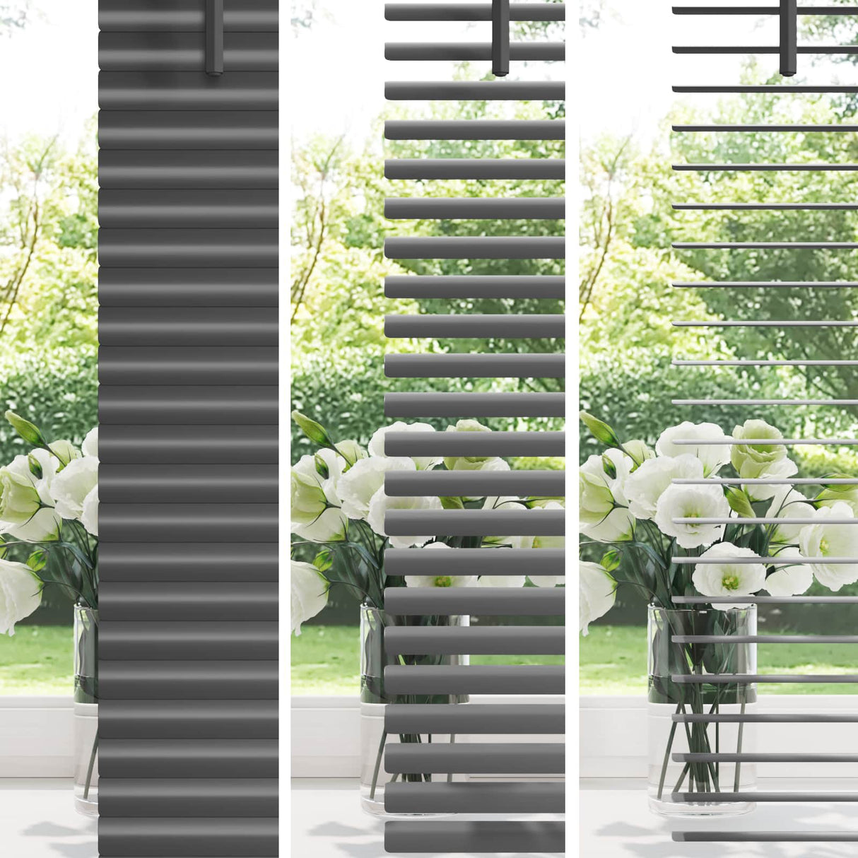 vidaXL Venetiaan Blind Verstelbaar Zilvergrijs 150 x 40 cm PVC