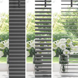 vidaXL Venetiaan Blind Verstelbaar Zilvergrijs 150 x 40 cm PVC