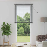 vidaXL Venetiaan Blind Verstelbaar Zilvergrijs 150 x 40 cm PVC