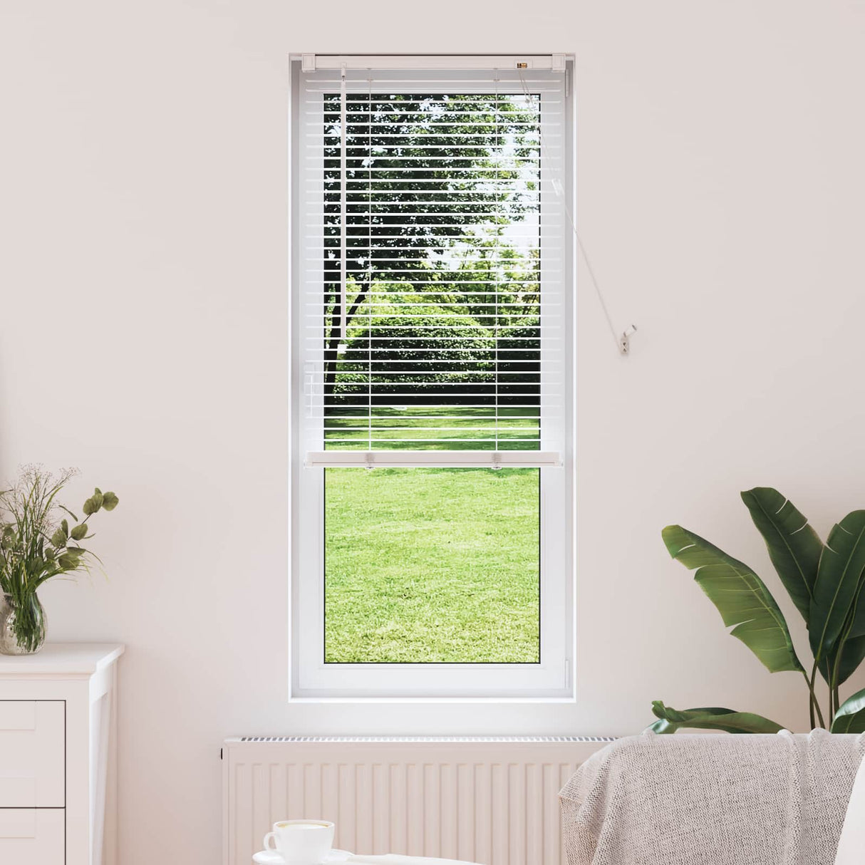 vidaXL Venetiaan Blind Verstelbaar Zilvergrijs 150 x 40 cm PVC