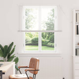 vidaXL Venetiaan Blind Verstelbaar Zilvergrijs 150 x 40 cm PVC