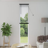 vidaXL Venetiaan Blind Verstelbaar Zilvergrijs 150 x 40 cm PVC
