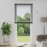 vidaXL Venetiaan Blind Verstelbaar Zilvergrijs 150 x 40 cm PVC