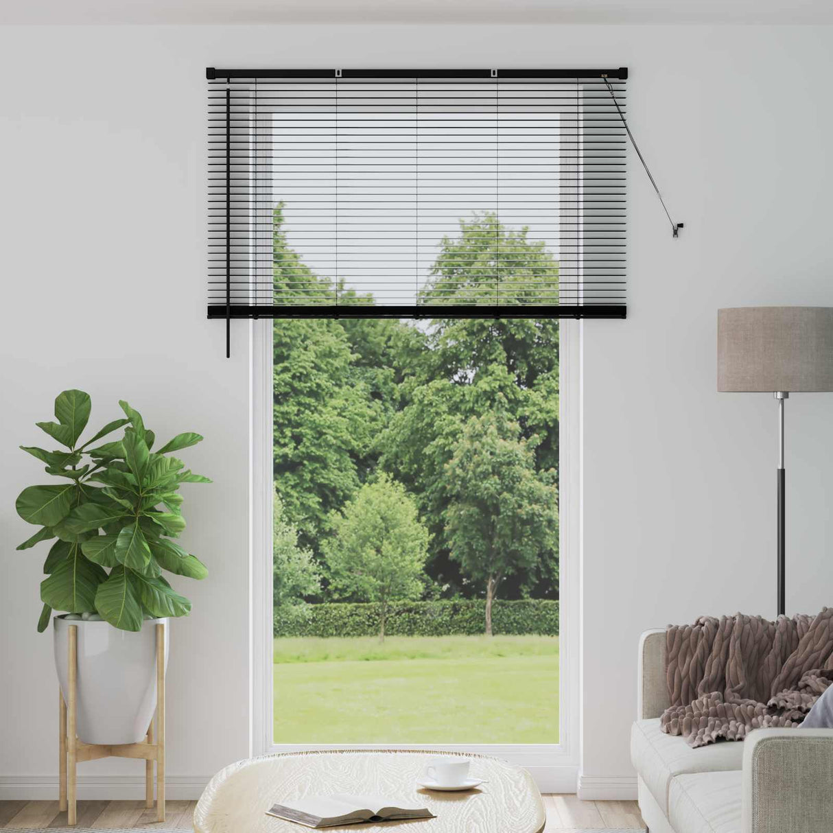 vidaXL Venetiaan Blind Verstelbaar Zilvergrijs 150 x 40 cm PVC