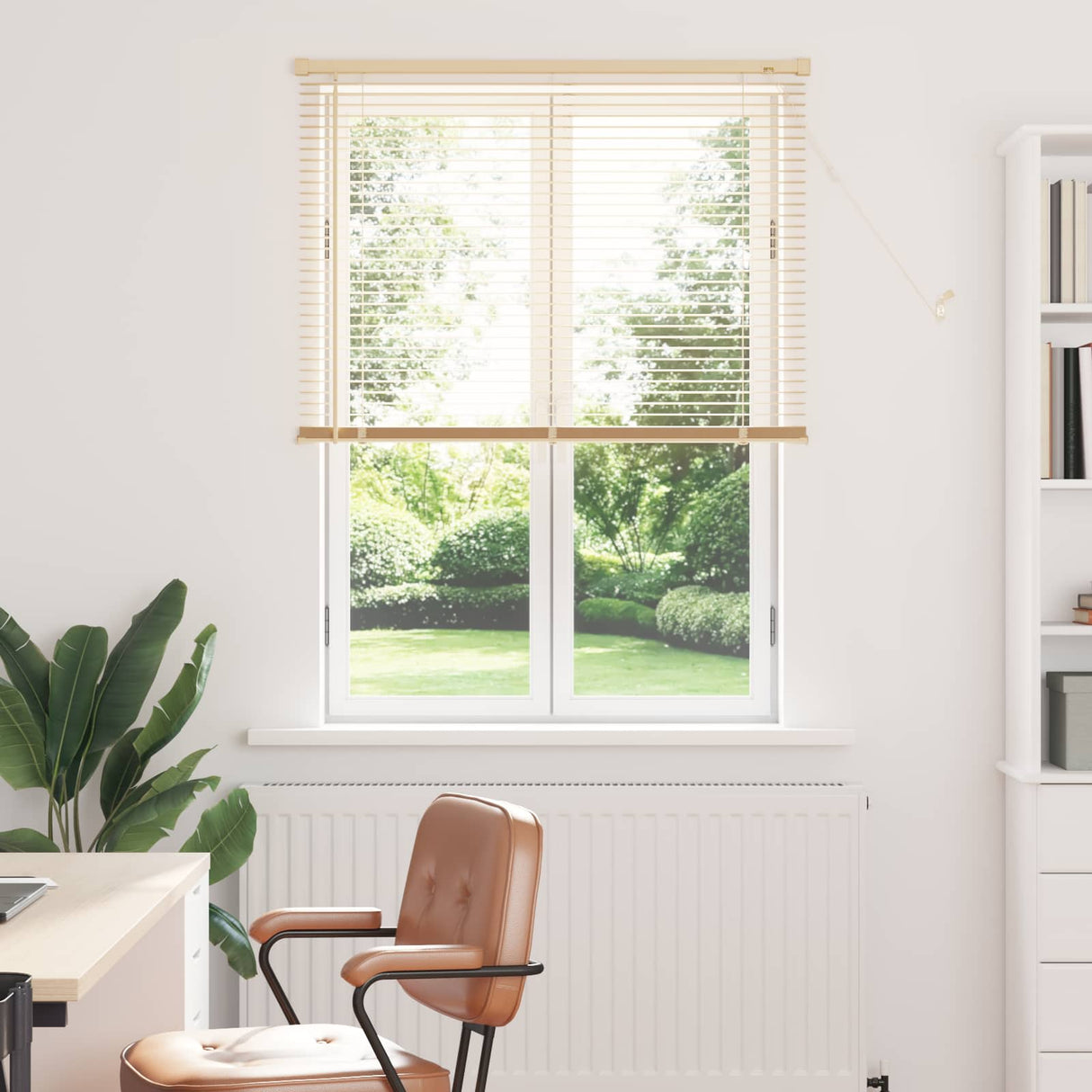 vidaXL Venetiaan Blind Verstelbaar Zilvergrijs 150 x 40 cm PVC